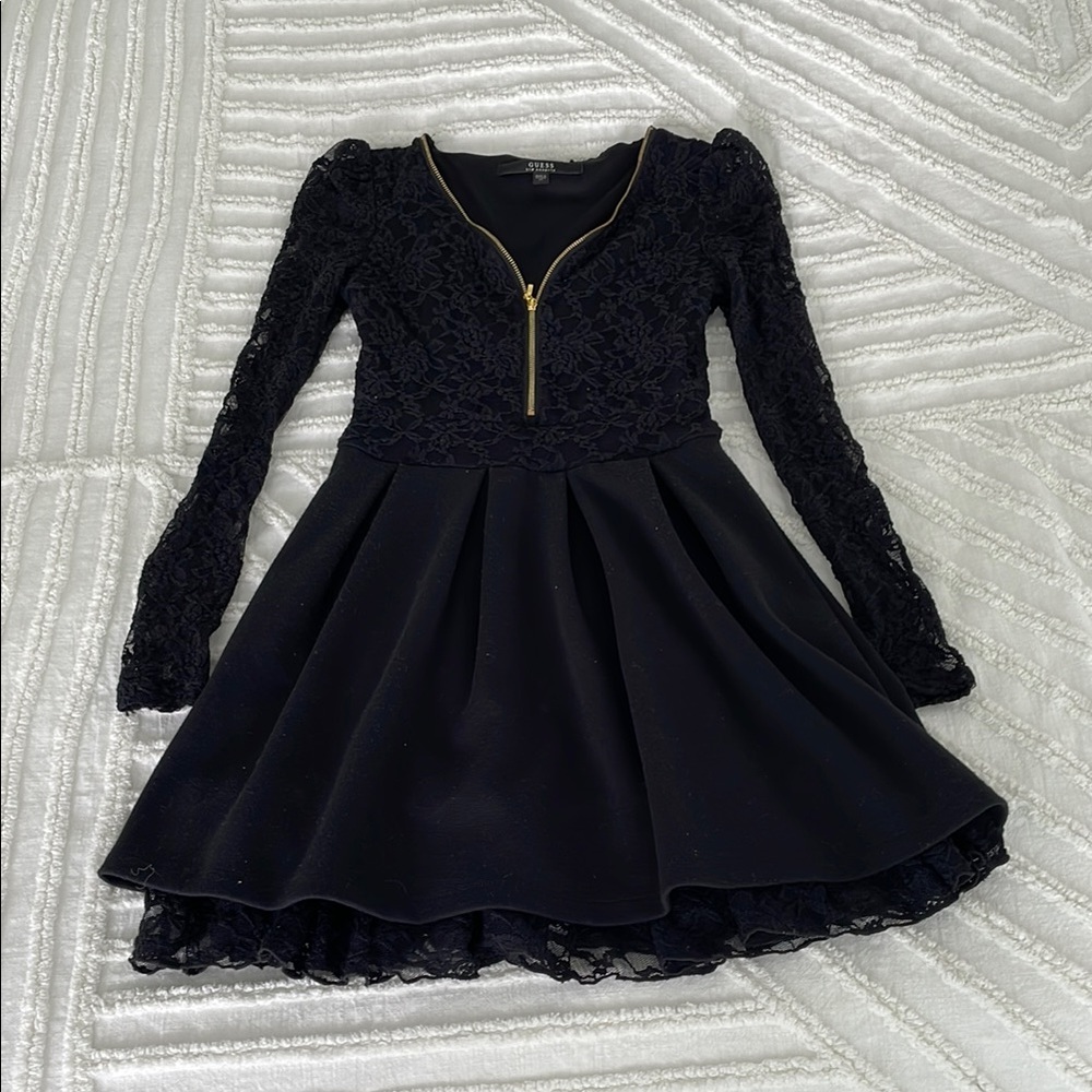 Guess Black Long Sleeve Dress - Picture 3 of 8